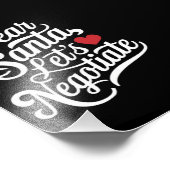 親愛Santa Let's Negotiate おもしろい Christmas Gift フォトプリント (角)