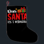 親愛Santa Let's Negotiate Family Christmas Holida スモールクリスマスストッキング<br><div class="desc">親愛Santa Let's Negotiate Family Christmas Holiday</div>