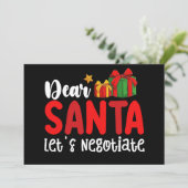 親愛Santa Let's Negotiate Family Christmas Holida 招待状 (スタンド正面)