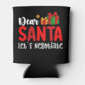 親愛Santa Let's Negotiate Family Christmas Holida 缶クーラー (正面)