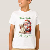 親愛Santa Let's Negotiate Kid's Shirt Tシャツ (正面)