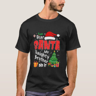 親愛Santa My Brotherいけな Itクリスおもしろいム Tシャツ