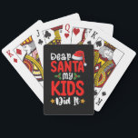 親愛Santa My Kids Did It Christmasパパ トランプ<br><div class="desc">親愛Santa My Kids Did It Christmasパパ</div>