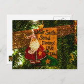 親愛Santa Send Money シーズンポストカード (正面/裏面)