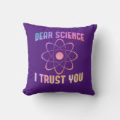 親愛Science I Trust You - Science おもしろい クッション (正面)
