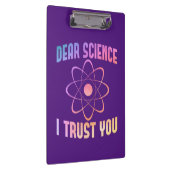 親愛Science I Trust You - Science おもしろい クリップボード (右)