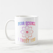 親愛Science I Trust You - Science おもしろい コーヒーマグカップ (左)