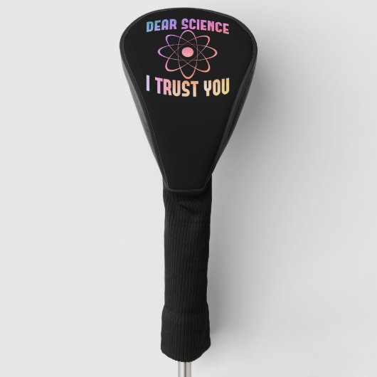 親愛Science I Trust You - Science おもしろい ゴルフヘッドカバー (正面)
