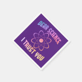 親愛Science I Trust You - Science おもしろい スタンダードカクテルナプキン (角)