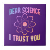 親愛Science I Trust You - Science おもしろい タイル (正面)