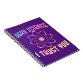 親愛Science I Trust You - Science おもしろい ノートブック (右側)