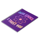 親愛Science I Trust You - Science おもしろい ノートブック (左側)