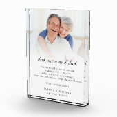 親感謝していの新婚結婚者 フォトブロック (右)