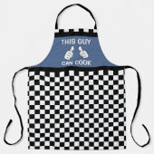 親指おもしろいこの男は調理師ユーモア引用文 エプロン (正面)