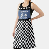 親指おもしろいこの男は調理師ユーモア引用文 エプロン (インサイチュ)