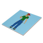 親指で立てる タイル (側面)