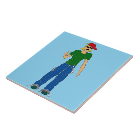 親指で立てる タイル (側面)