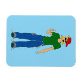 親指で立てる マグネット (横)