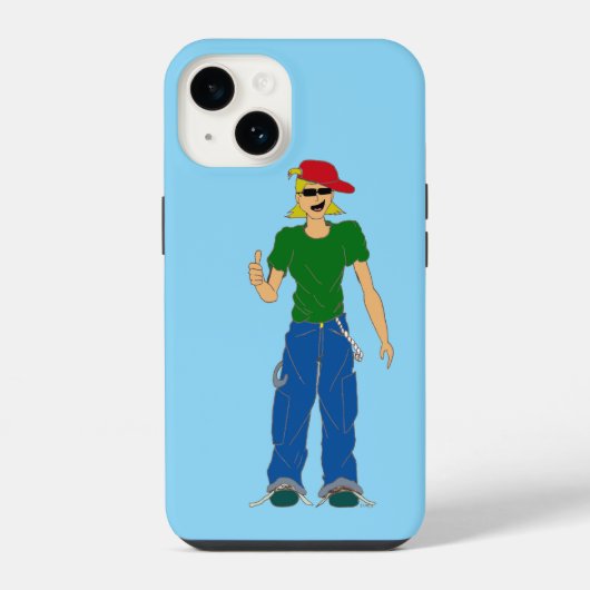 親指で立てる iPhoneケース (裏面)