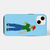 親指で立てる iPhoneケース (裏面横)