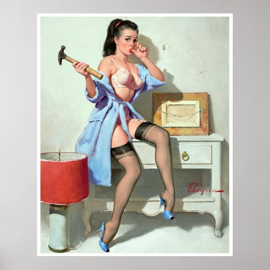 親指のピンを上に痛める ポスター (正面)