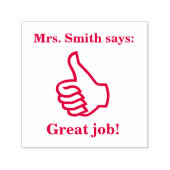 「親指を上げる」印鑑 セルフインキングスタンプ (デザイン)