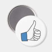 親指を上に向けておもしろい マグネット (正面/裏面)