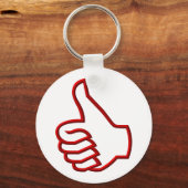 親指を上に キーホルダー (正面)