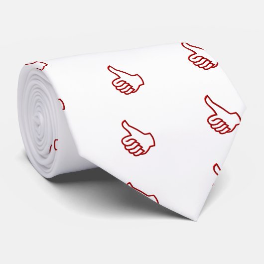 親指を上に ネクタイ (ロール)