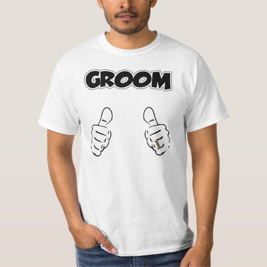親指を伸ばす Tシャツ (正面)