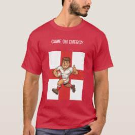 親指を立てたラグビーの英雄が疾走 Tシャツ