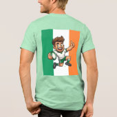 親指を立てた勝利 アイルランド ラグビーの精神 トライブレンドTシャツ (裏面)