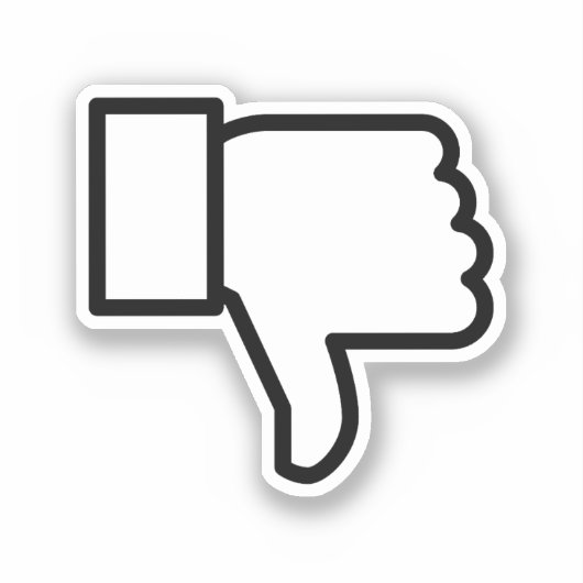 親指を立てる シール (正面)