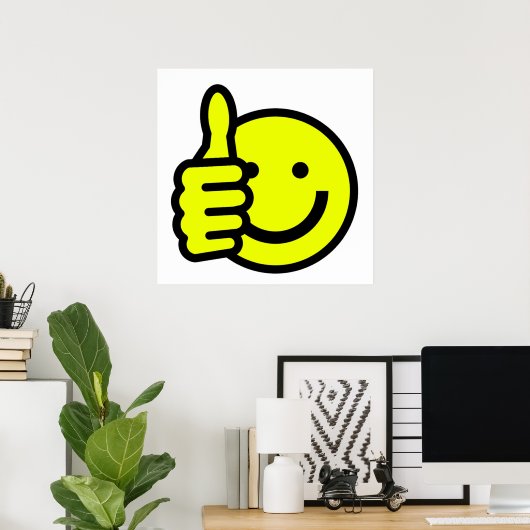 親指を立てる ポスター (ホームオフィス)