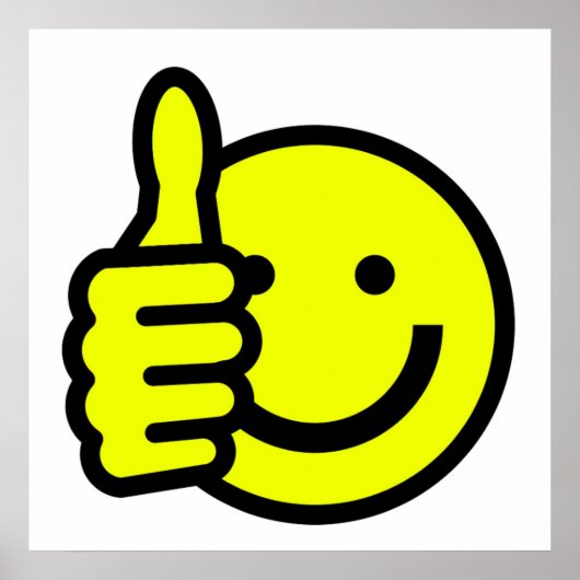 親指を立てる ポスター (正面)