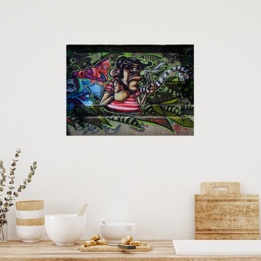 親指を立てる ポスター (キッチン)