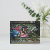 親指を立てる ポストカード (スタンド正面)