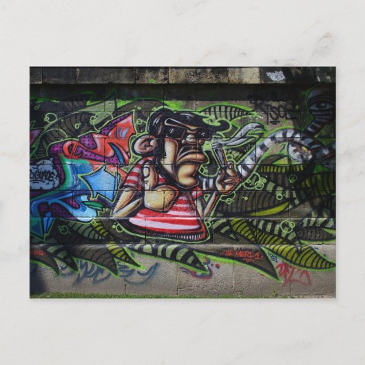 親指を立てる ポストカード (正面)