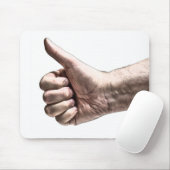 親指を立てる マウスパッド (マウス)