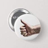 親指を立てる 缶バッジ (正面&裏面)