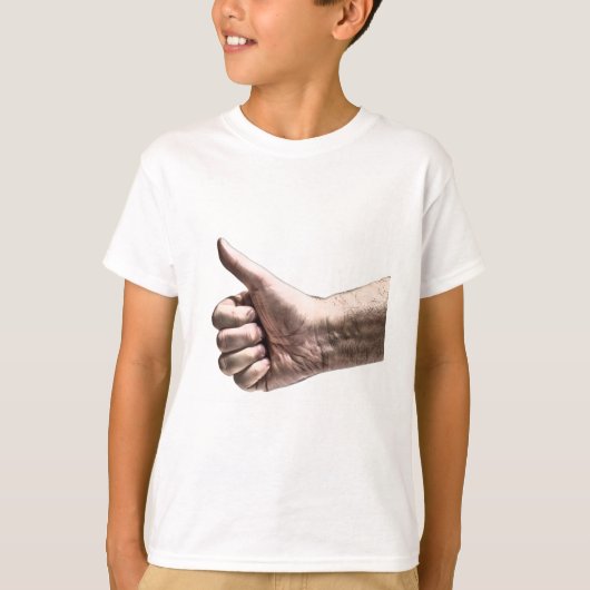 親指を立てる Tシャツ (正面)