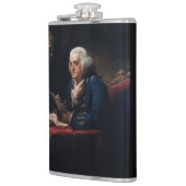 親指ポートレートベンジャミンフランクリンアットホワイトハウス フラスク (左)