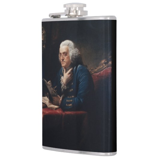 親指ポートレートベンジャミンフランクリンアットホワイトハウス フラスク (左)