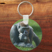 親指吸ゴリラ キーホルダー (正面)
