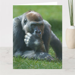 親指吸ゴリラ サンキューカード