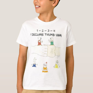 親指戦争 Tシャツ