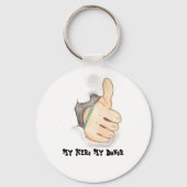 親指 キーホルダー (正面)