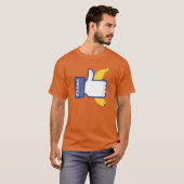 親指! ビーガンのTシャツ Tシャツ (正面フル)