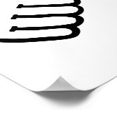 親指 ポスター (角)