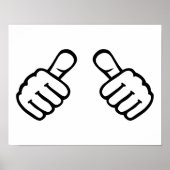 親指 ポスター (正面)